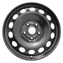 2016 fiat 500l wheel 16 black steel 5 lug w61667b 3