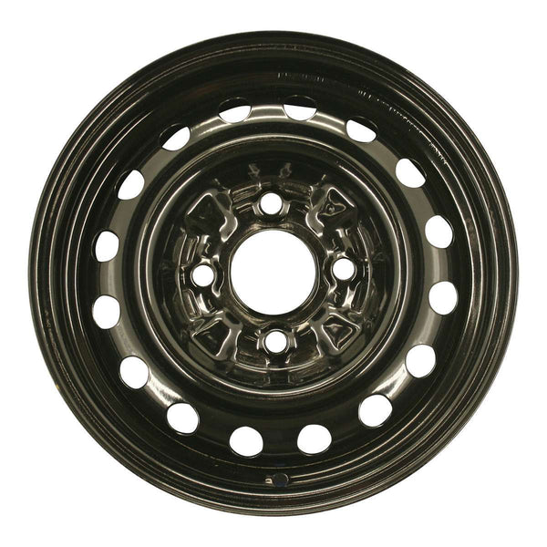 2001 nissan sentra wheel 14 black steel 4 lug rw62385b 2