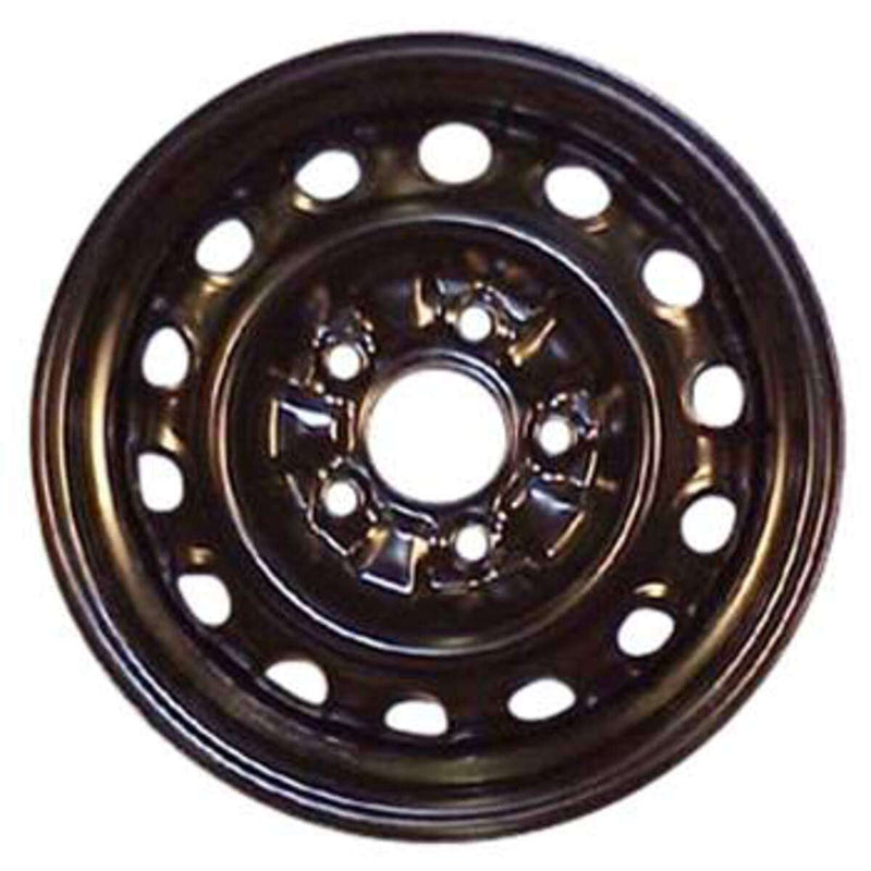 2000 mazda 626 wheel 14 black steel 5 lug rw64763b 6