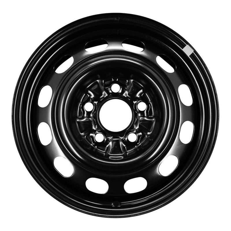 2001 mazda 626 wheel 15 black steel 5 lug rw64802b 4