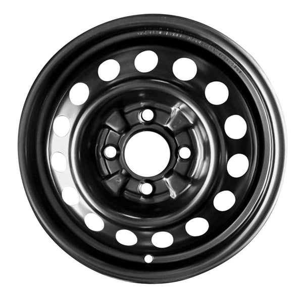 2006 mitsubishi lancer wheel 15 black steel 4 lug w65804b 2