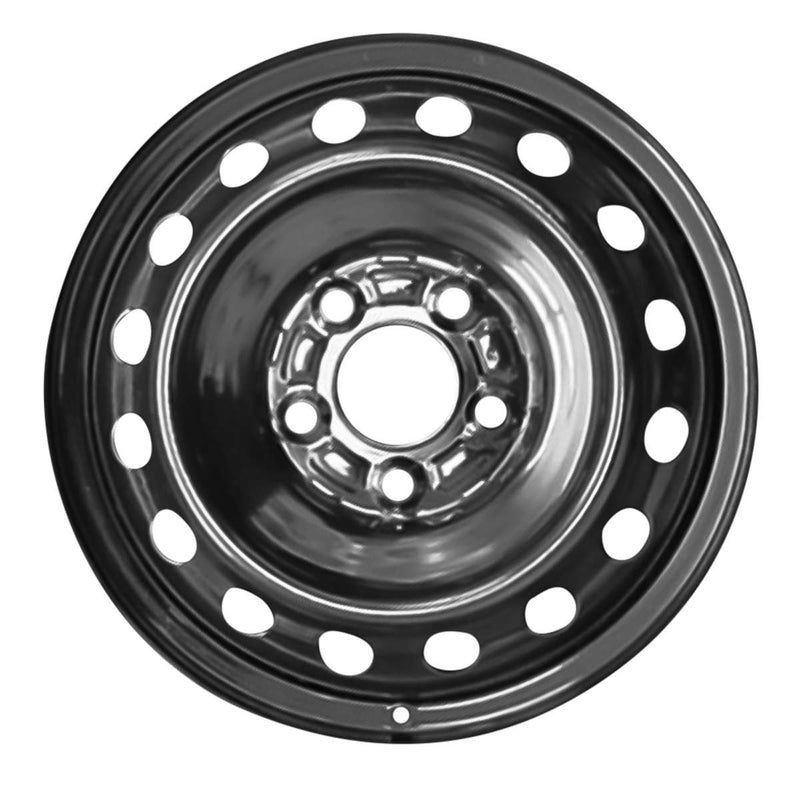 2008 mitsubishi lancer wheel 16 black steel 5 lug w65843b 1