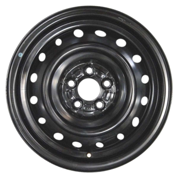 2012 subaru impreza wheel 15 black steel 5 lug w68797b 1