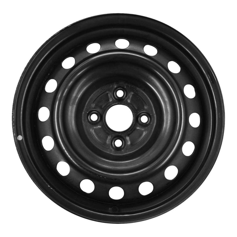 2006 toyota yaris wheel 15 black steel 4 lug rw69502b 1