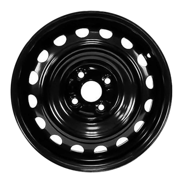 2012 toyota yaris wheel 15 black steel 4 lug w69608b 8