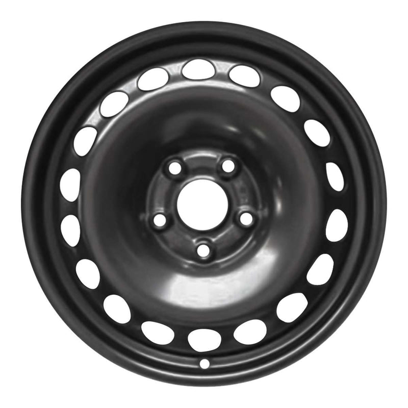 2015 volkswagen golf wheel 15 black steel 5 lug w69993b 1