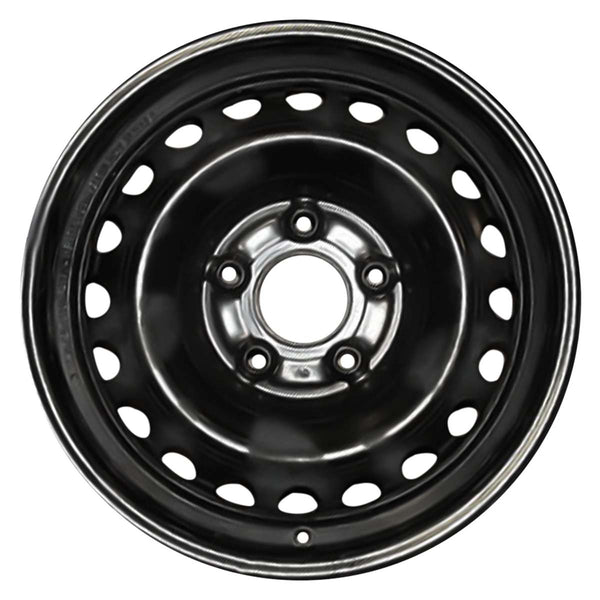 2019 hyundai elantra wheel 15 black steel 5 lug w70905b 4