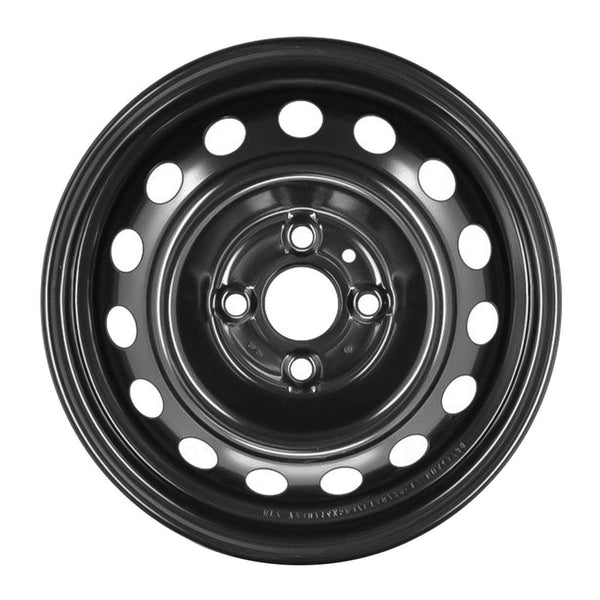 2017 hyundai accent wheel 14 black steel 4 lug rw74656b 12