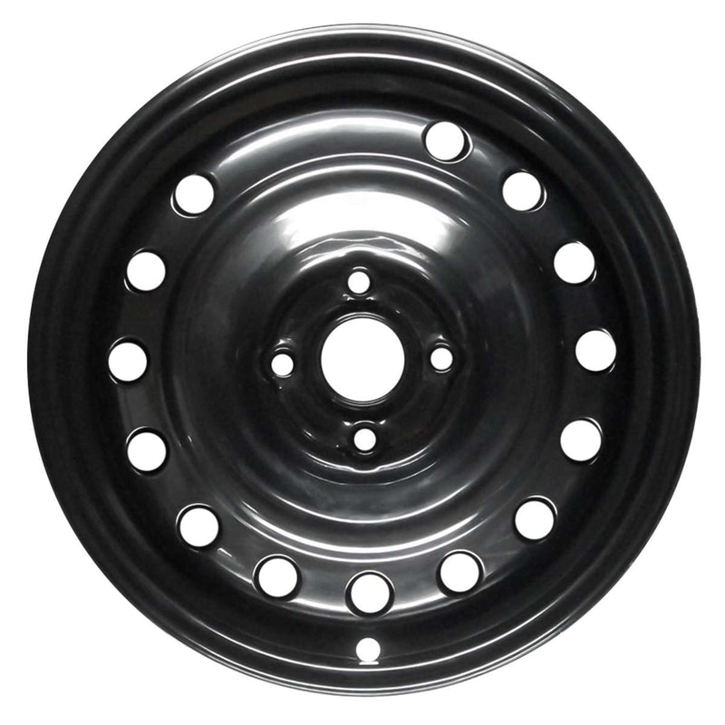 2016 kia rio wheel 15 black steel 4 lug w74657b 5