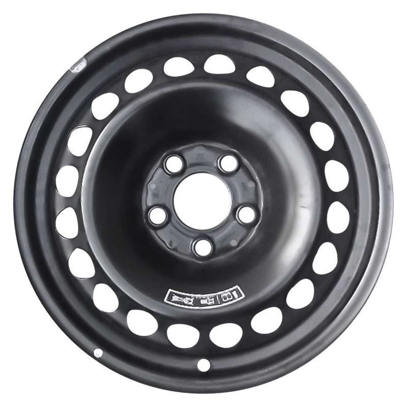 2002 Mercedes E320 Wheel 16" Black Steel 5 Lug W99030B-10