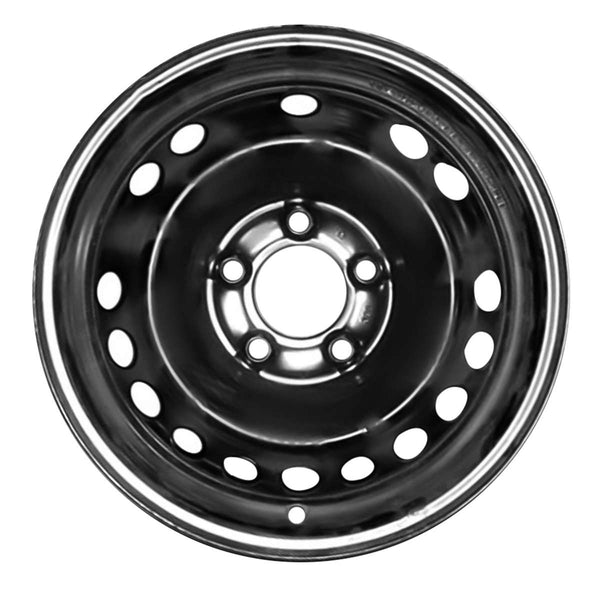 2017 Hyundai Elantra Wheel 15" Black Steel 5 Lug W99056B-2