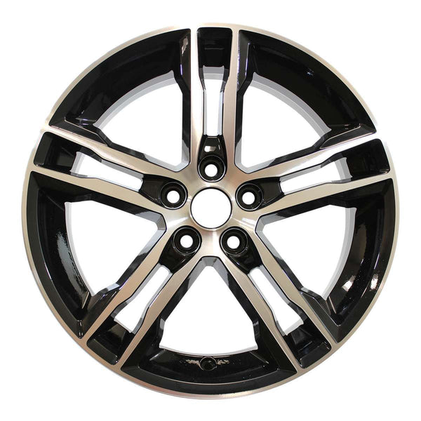 2015 ford focus wheel 18 machined gloss black aluminum 5 lug w10015mb 1