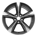 2019 ford mustang wheel 18 machined charcoal aluminum 5 lug w10029mc 5