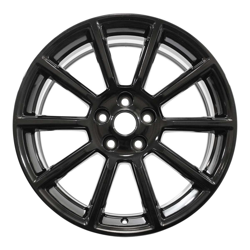 2016 ford mustang wheel 19 black aluminum 5 lug w10080b 1