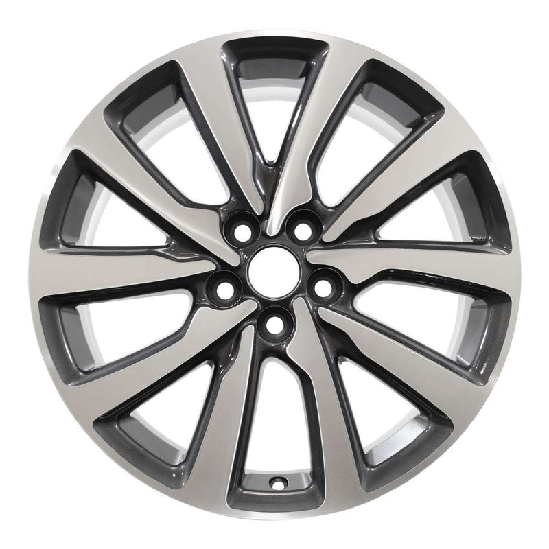 2019 lincoln continental wheel 18 machined charcoal aluminum 5 lug w10087mc 3