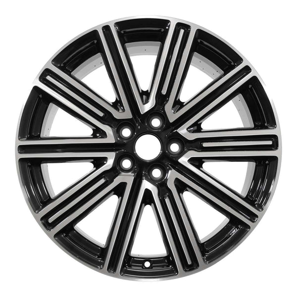 2019 lincoln continental wheel 19 machined gloss black aluminum 5 lug w10088mb 3