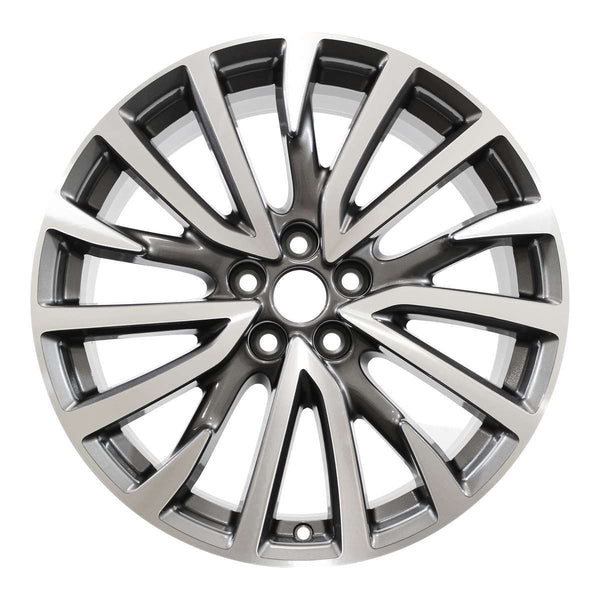 2020 lincoln continental wheel 19 machined charcoal aluminum 5 lug w10090mc 4