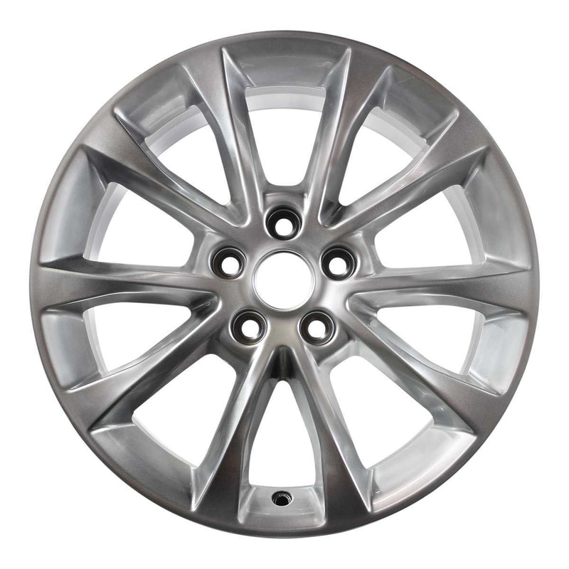 2018 ford fusion wheel 17 hyper aluminum 5 lug w10119h 3