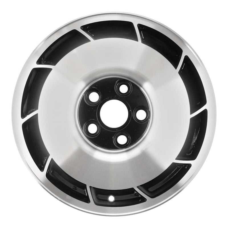 1985 chevrolet corvette wheel 16 machined gloss black aluminum 5 lug w1347lmb 2