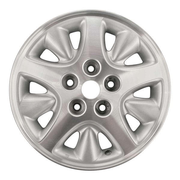 1996 plymouth voyager wheel 15 machined silver aluminum 5 lug w2071ms 1