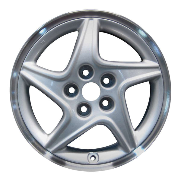 1999 dodge avenger wheel 17 machined silver aluminum 5 lug w2080ms 3