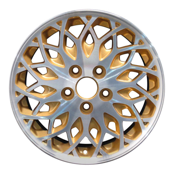 1998 chrysler town wheel 16 machined gold aluminum 5 lug w2095mg 1