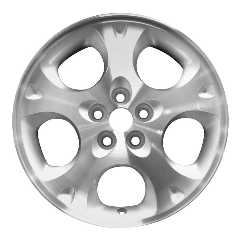 2000 chrysler sebring wheel 16 machined silver aluminum 5 lug w2099ms 4