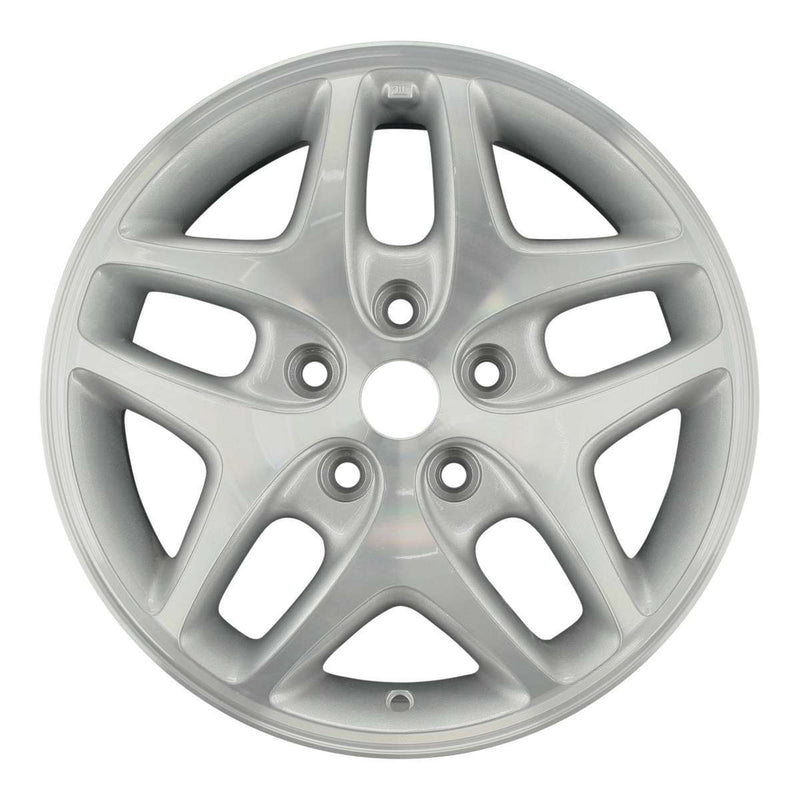 1998 dodge caravan wheel 16 machined silver aluminum 5 lug w2100ms 7