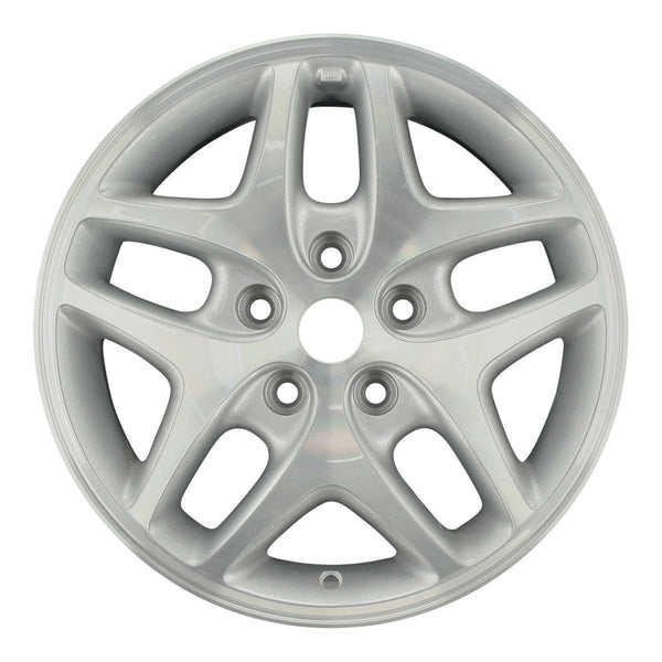 1999 dodge caravan wheel 16 machined silver aluminum 5 lug w2100ms 8