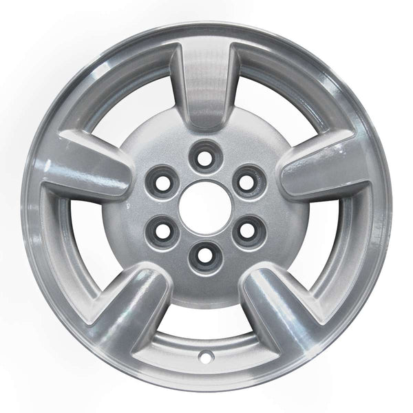 2001 dodge dakota wheel 15 machined silver aluminum 6 lug w2132ms 3