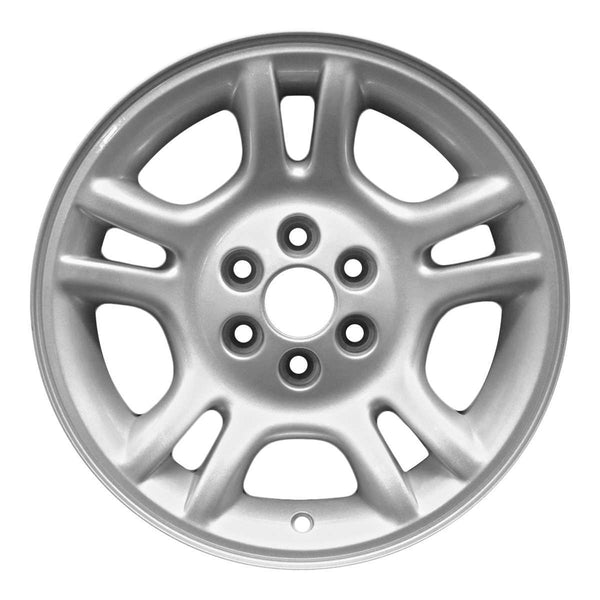 2002 dodge durango wheel 16 silver aluminum 6 lug w2133s 2