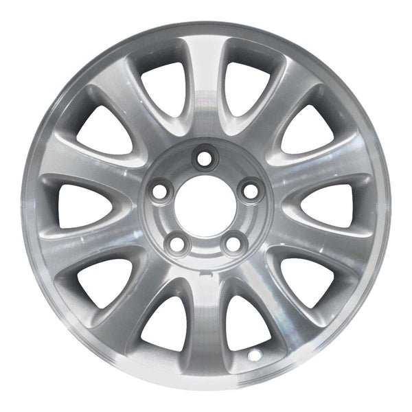 2002 plymouth voyager wheel 16 machined silver aluminum 5 lug w2151ms 2