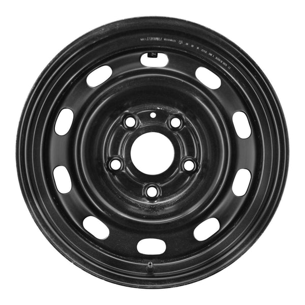 2011 dodge ram wheel 17 black steel 5 lug w2161b 8