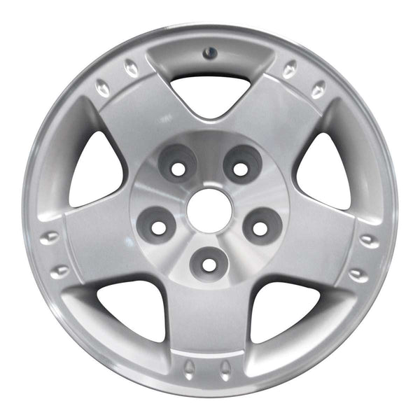 2004 dodge ram wheel 17 machined silver aluminum 5 lug w2164ms 3