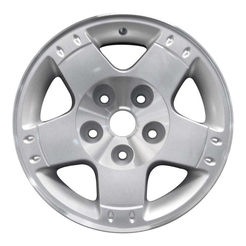 2002 dodge ram wheel 17 machined silver aluminum 5 lug w2164ms 1