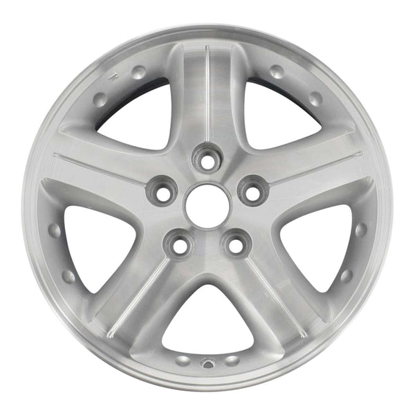 2002 dodge intrepid wheel 16 machined silver aluminum 5 lug w2172ms 1