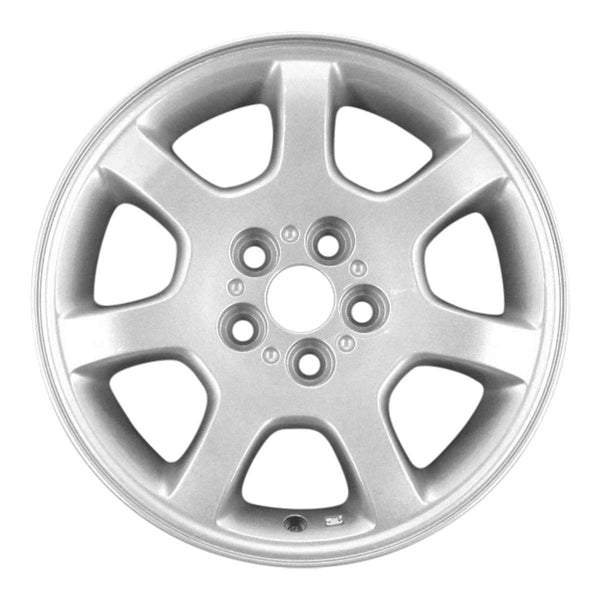 2002 dodge neon wheel 15 silver aluminum 5 lug w2181s 1