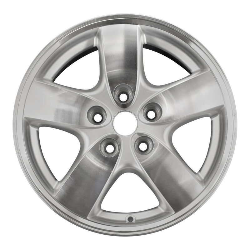 2007 dodge caravan wheel 16 machined silver aluminum 5 lug w2184ms 2