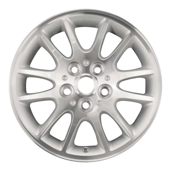 2004 chrysler sebring wheel 16 machined silver aluminum 5 lug w2207ms 2