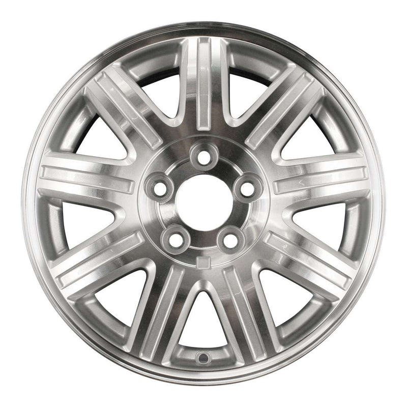 2005 chrysler town wheel 16 machined silver aluminum 5 lug rw2211ms 2