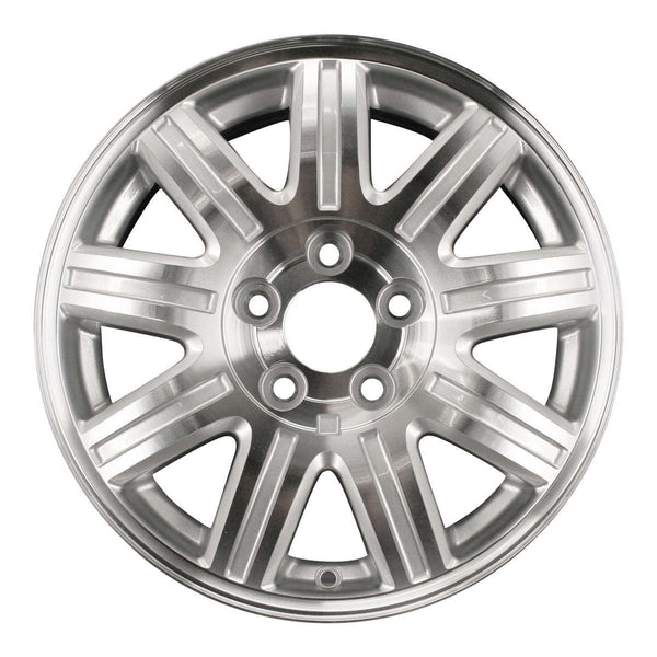 2006 chrysler town wheel 16 machined silver aluminum 5 lug rw2211ms 3