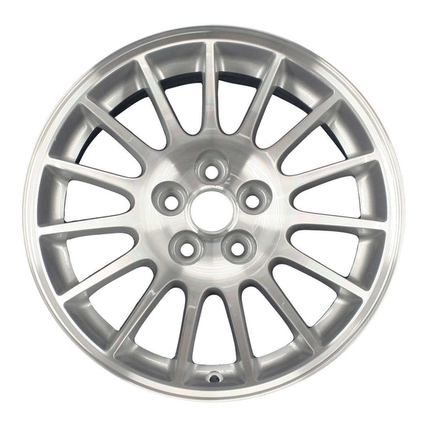 2004 chrysler sebring wheel 16 machined silver aluminum 5 lug rw2228ms 1