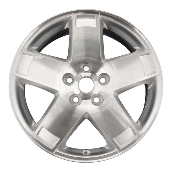 2007 dodge charger wheel 18 machined silver aluminum 5 lug w2247ms 5