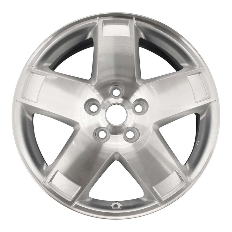 2007 dodge magnum wheel 18 machined silver aluminum 5 lug w2247ms 3