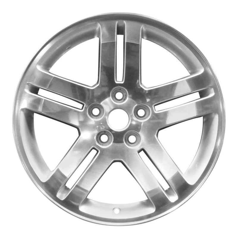 2007 dodge magnum wheel 18 polished silver aluminum 5 lug w2248ps 3