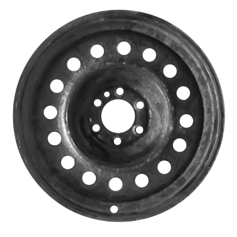 2002 dodge durango wheel 17 black steel 6 lug w2260b 1