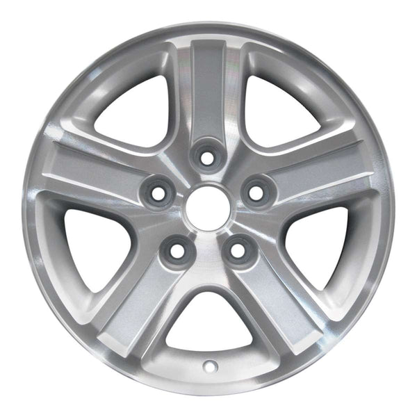 2006 dodge ram wheel 17 machined silver aluminum 5 lug w2265ms 1