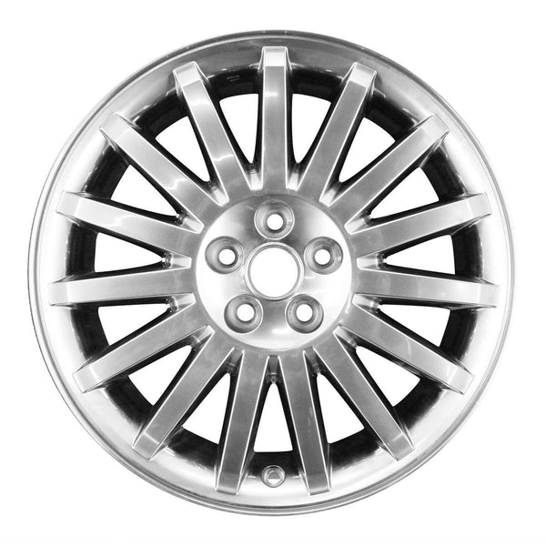 2008 chrysler pt wheel 17 polished aluminum 5 lug w2277p 3