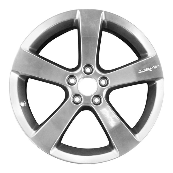 2009 dodge caliber wheel 19 hyper aluminum 5 lug w2291h 3