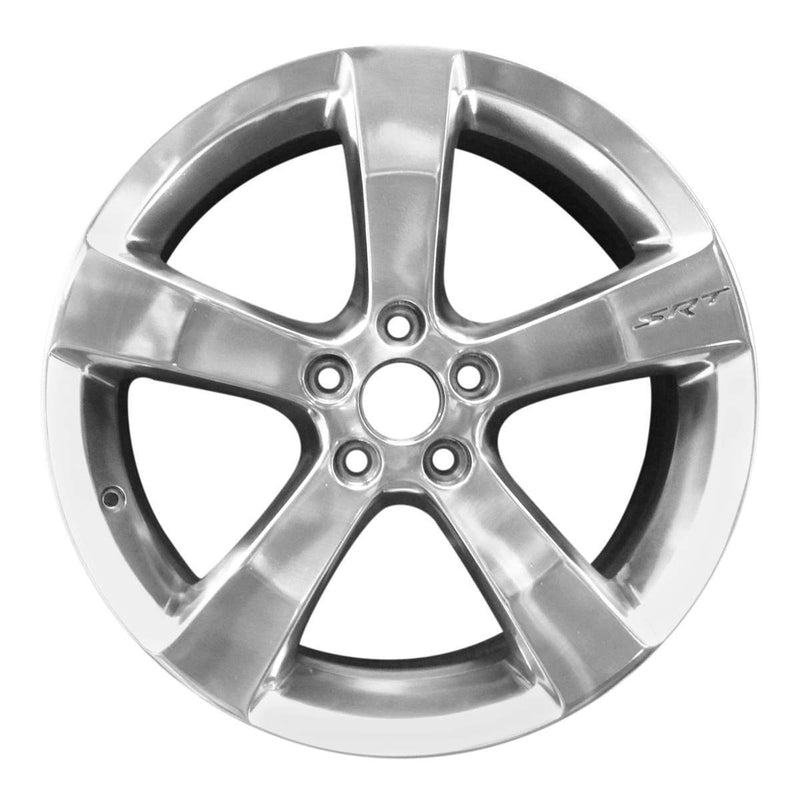 2007 dodge caliber wheel 19 polished aluminum 5 lug w2291p 1